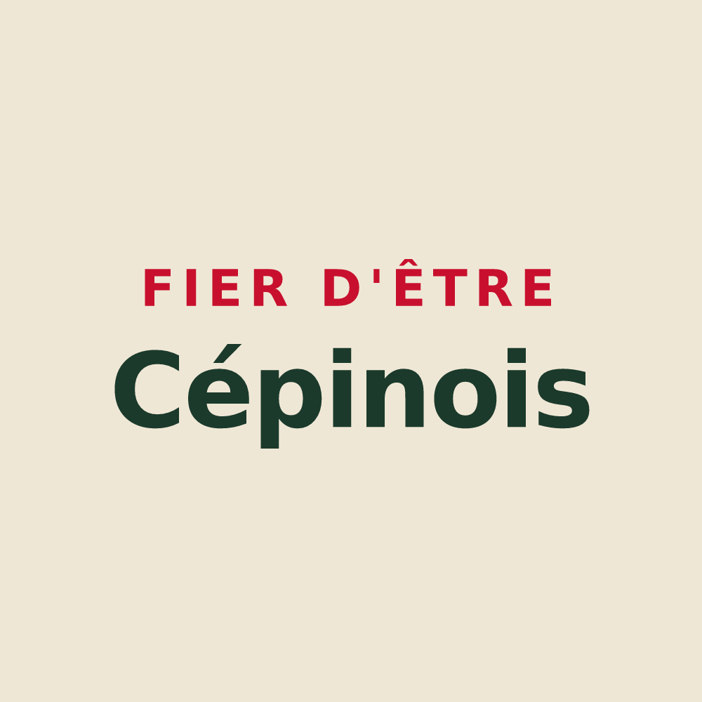 Tote bag « Fier d'être Cépinois » — design pour Cépie