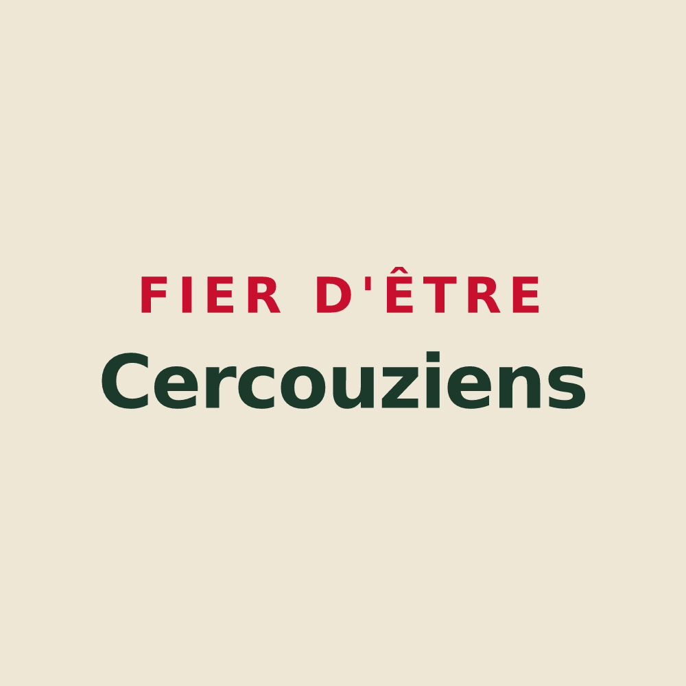 Tote bag « Fier d'être Cercouziens » — design pour Cercoux