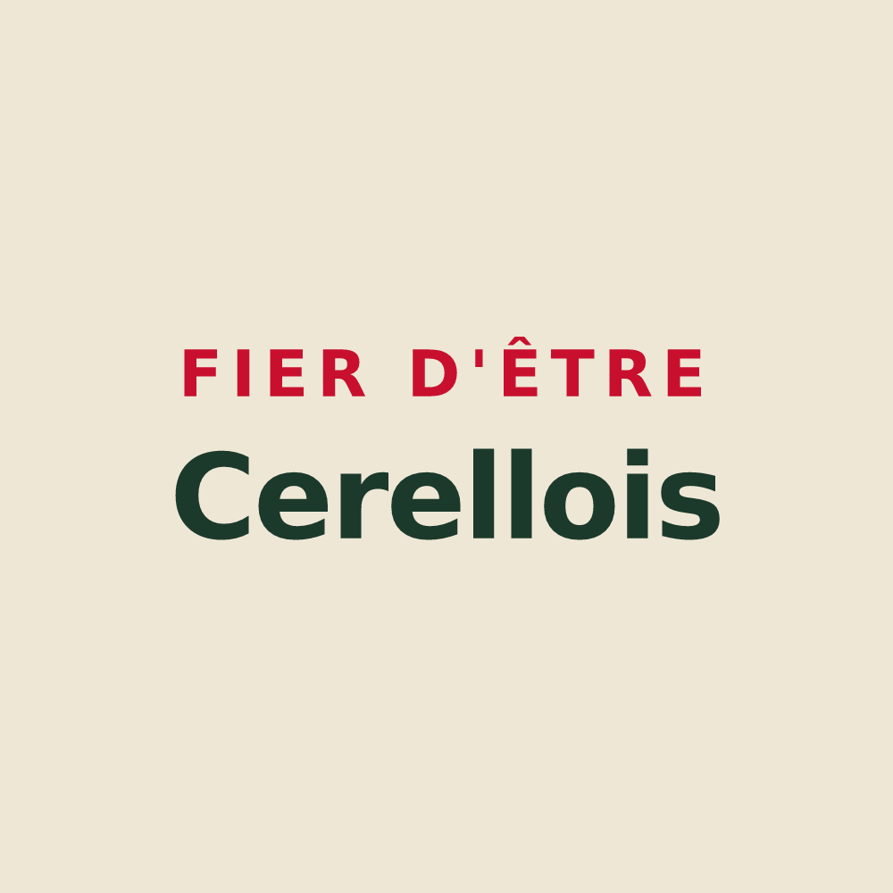 Tote bag « Fier d'être Cerellois » — design pour Cerelles