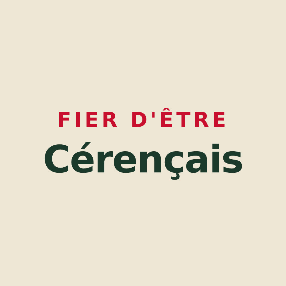 Tote bag « Fier d'être Cérençais » — design pour Cérences