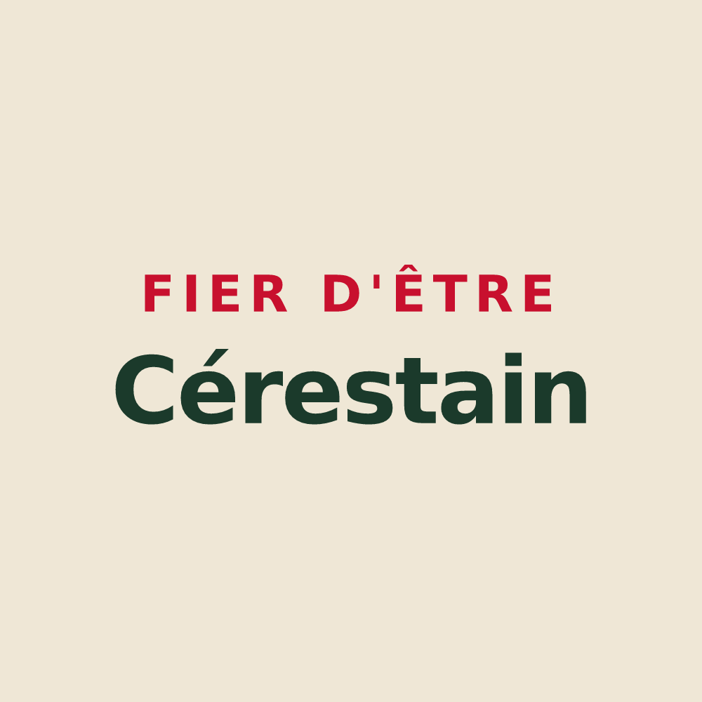 Tote bag « Fier d'être Cérestain » — design pour Céreste-en-Luberon