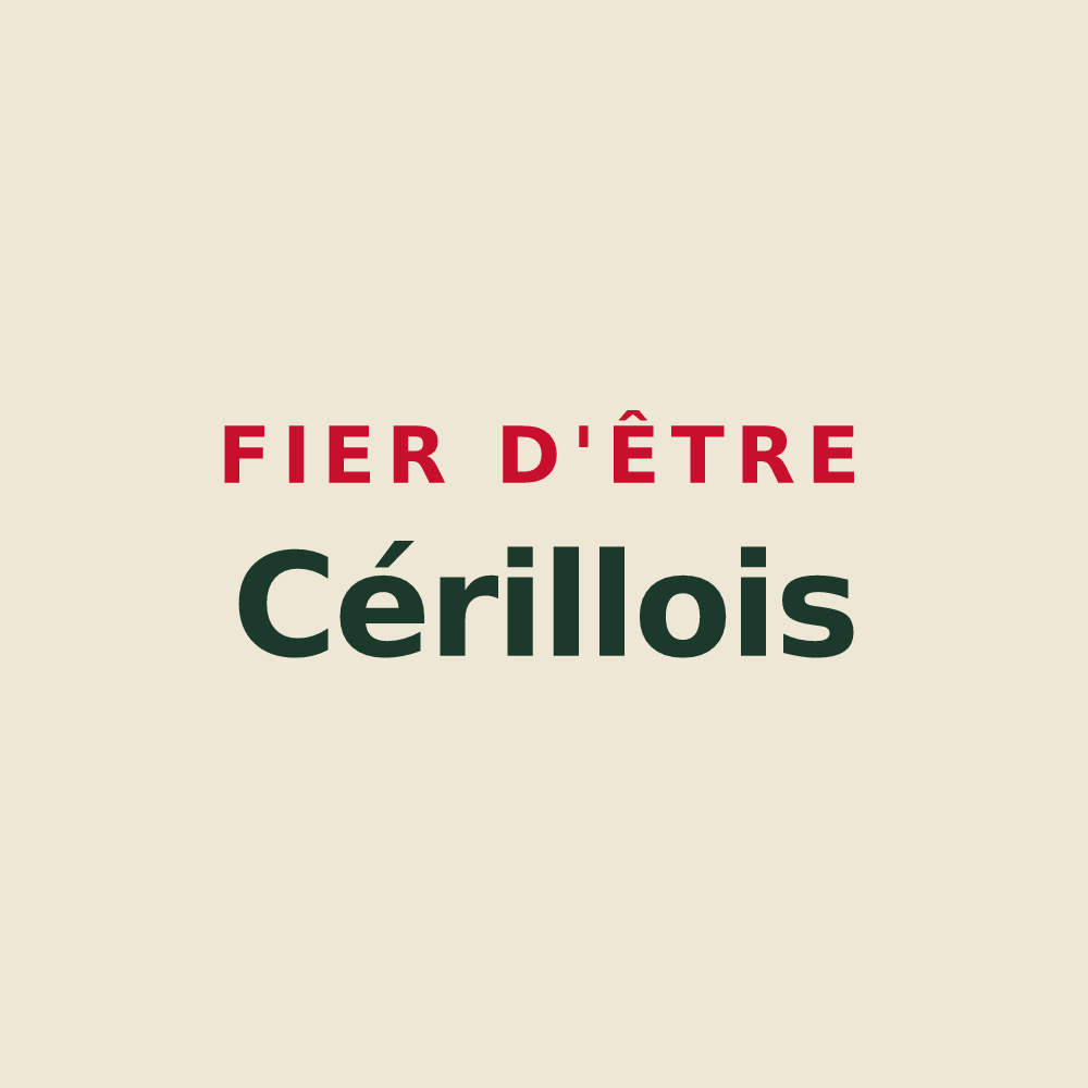 Tote bag « Fier d'être Cérillois » — design pour Cérilly