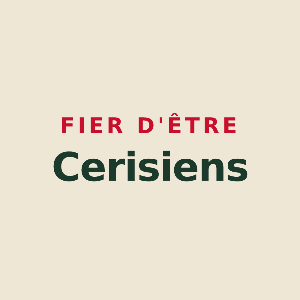 Tote bag « Fier d'être Cerisiens » — design pour Cerisy-Buleux
