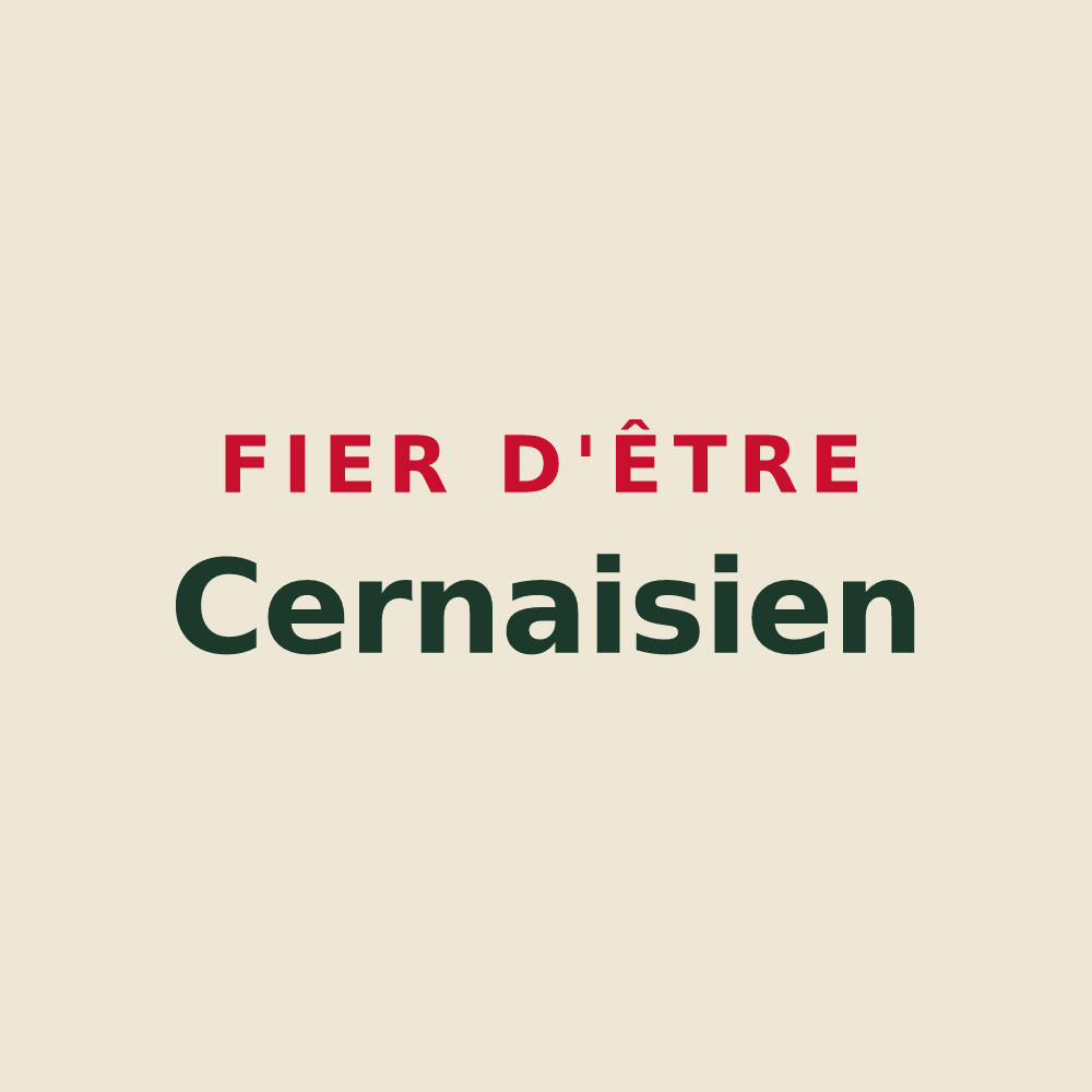 Tote bag « Fier d'être Cernaisien » — design pour Cernay