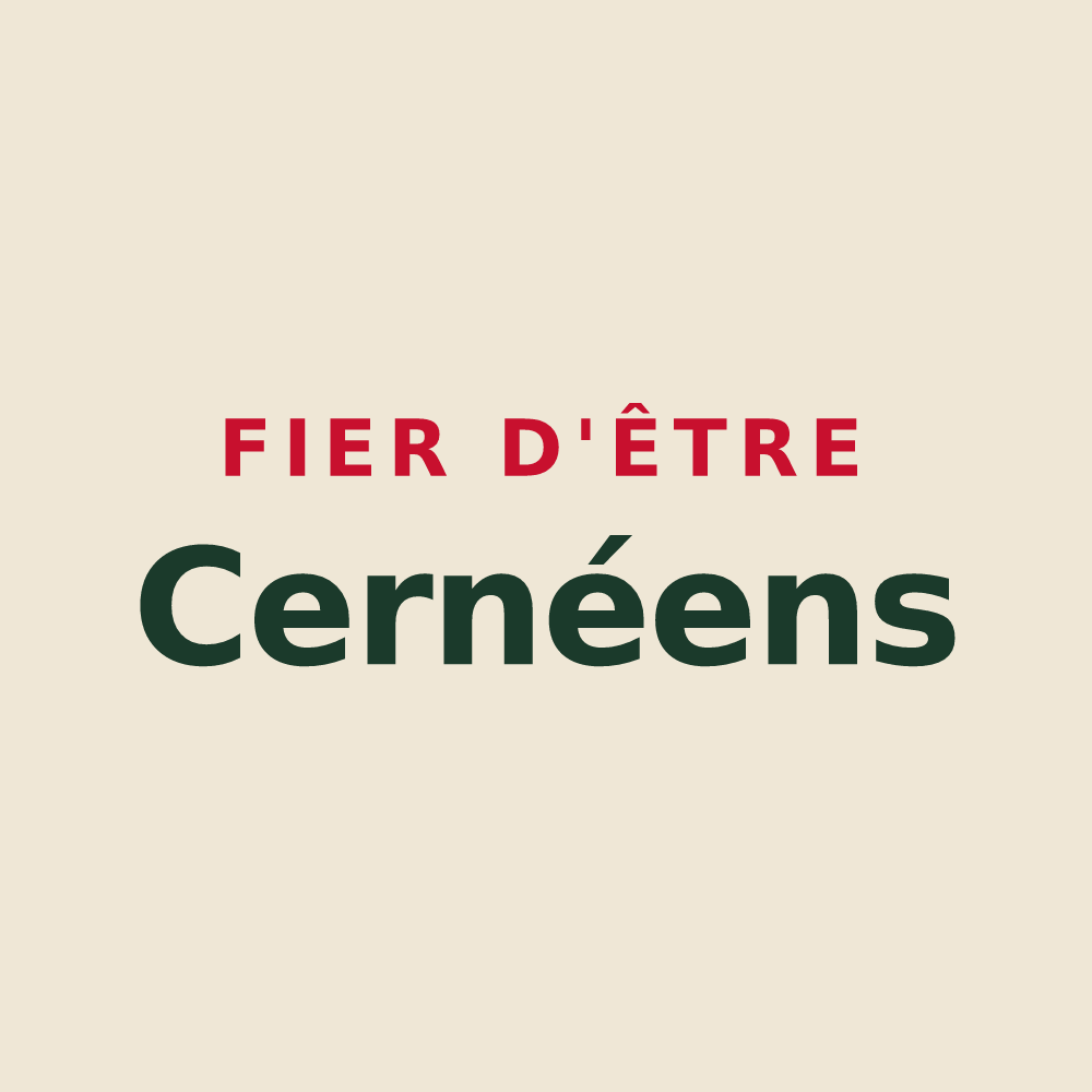 Tote bag « Fier d'être Cernéens » — design pour Cernay