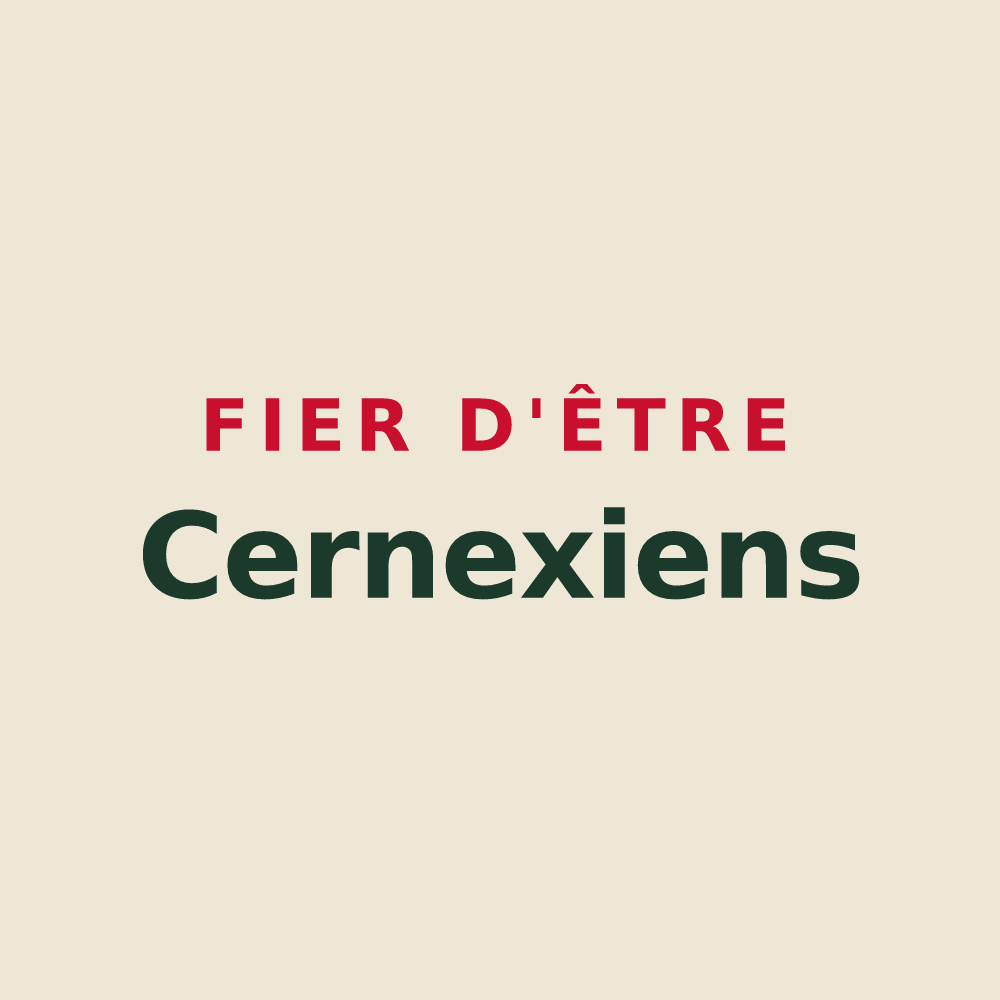 Tote bag « Fier d'être Cernexiens » — design pour Cernex