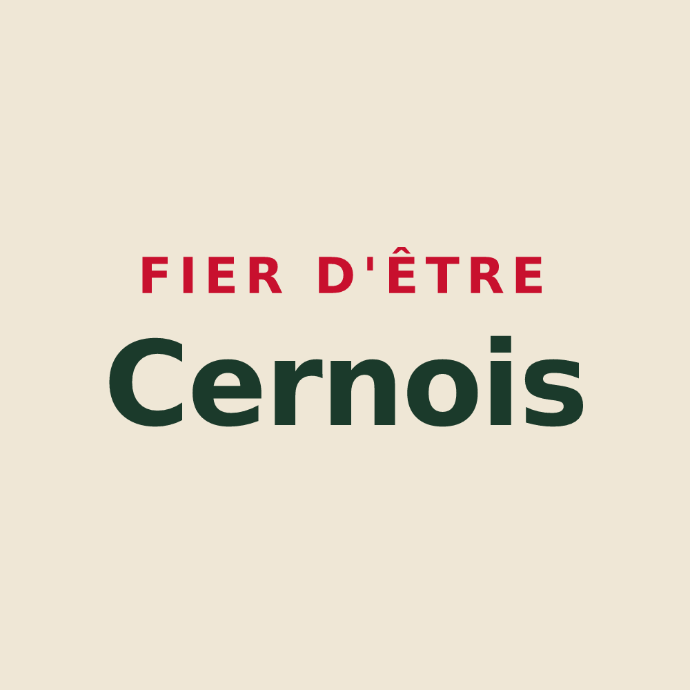 Tote bag « Fier d'être Cernois » — design pour Cerny