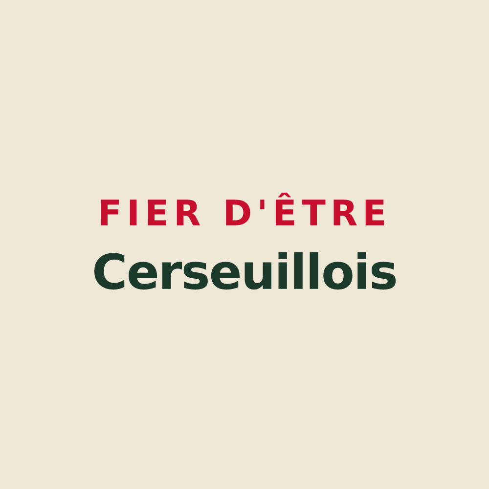 Tote bag « Fier d'être Cerseuillois » — design pour Cerseuil