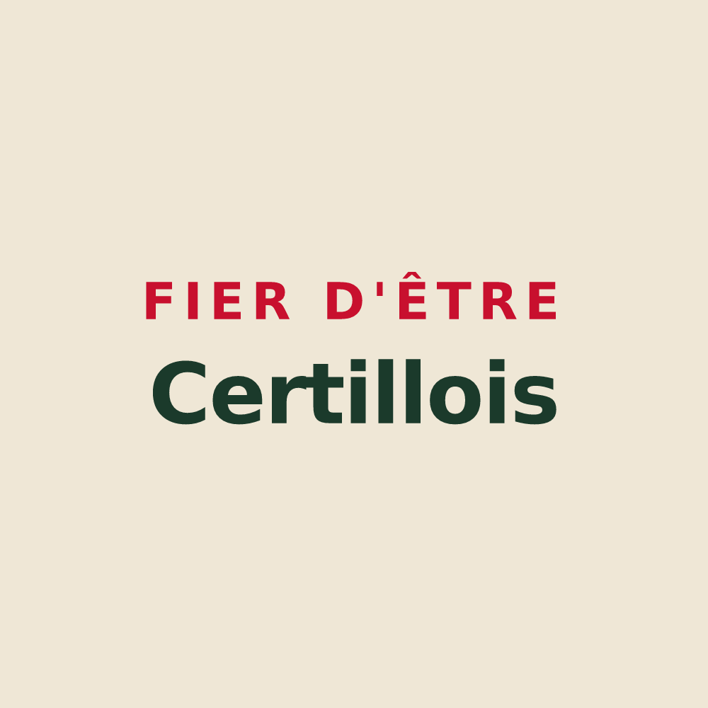 Tote bag « Fier d'être Certillois » — design pour Certilleux