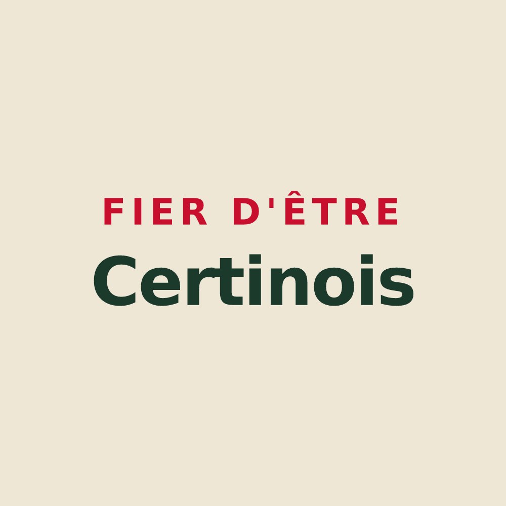 Tote bag « Fier d'être Certinois » — design pour Certines