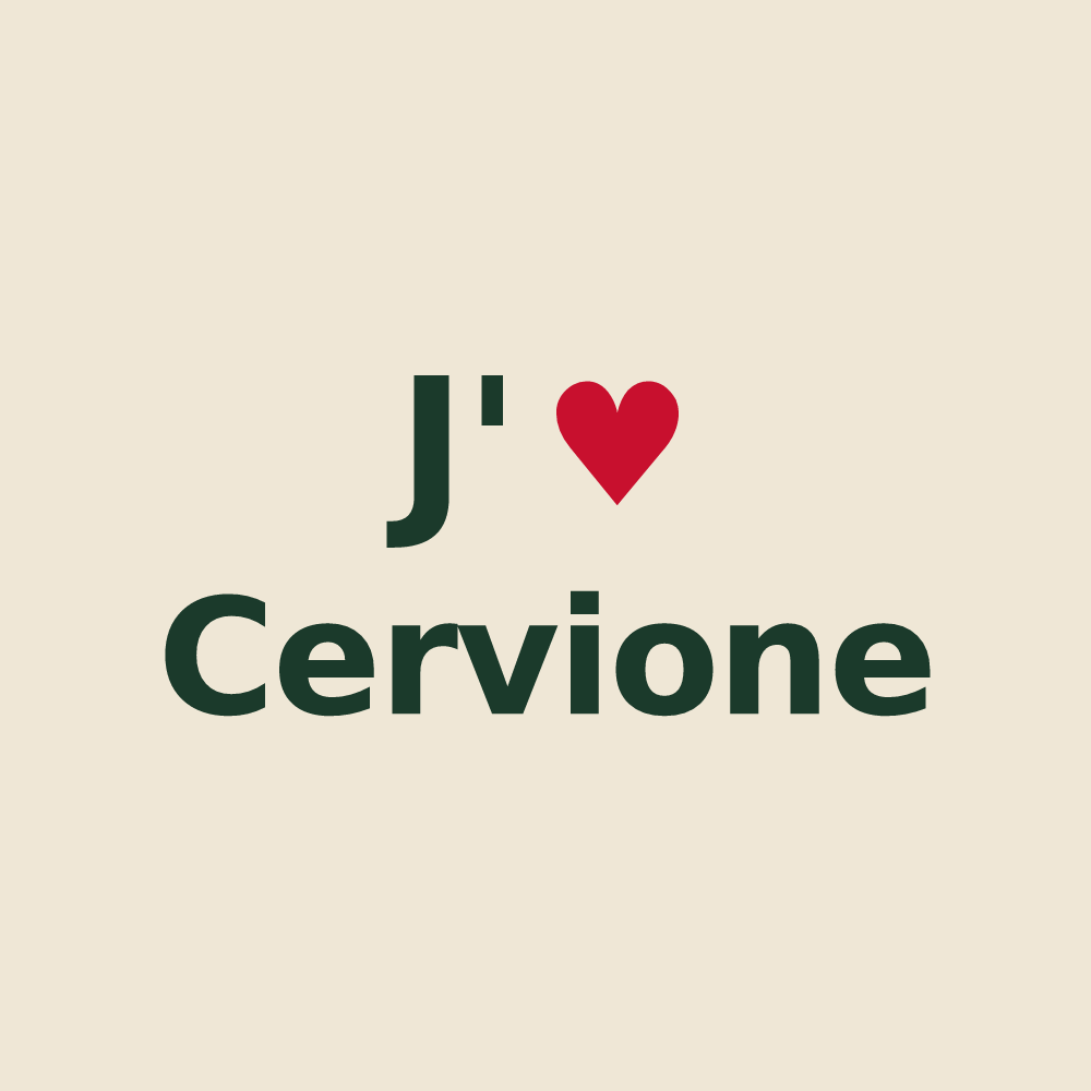 Tote bag personnalisé Cervione — design J'aime Cervione