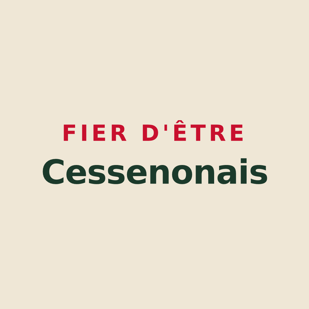 Tote bag « Fier d'être Cessenonais » — design pour Cessenon-sur-Orb