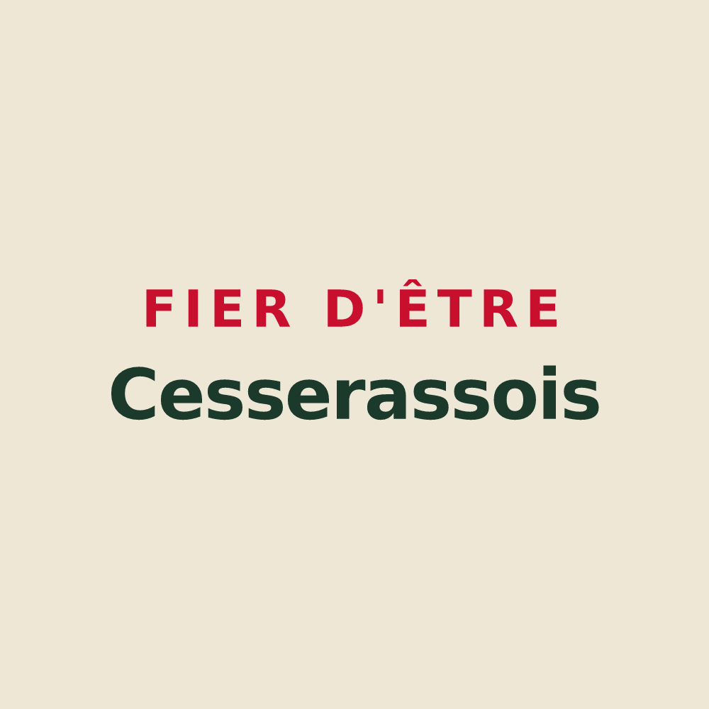 Tote bag « Fier d'être Cesserassois » — design pour Cesseras