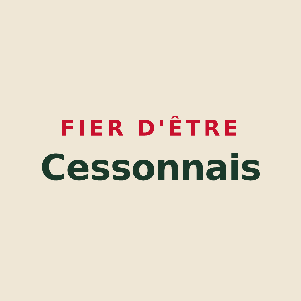 Tote bag « Fier d'être Cessonnais » — design pour Cesson-Sévigné