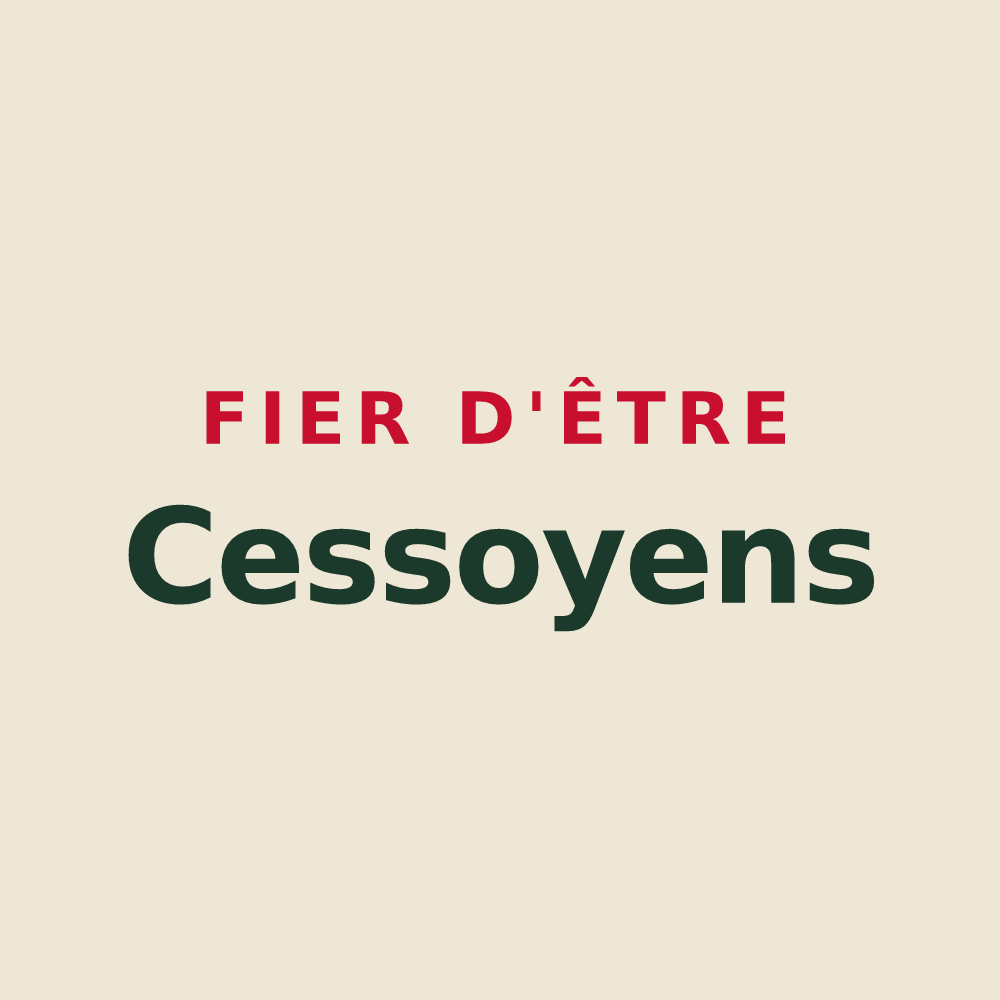 Tote bag « Fier d'être Cessoyens » — design pour Cessoy-en-Montois