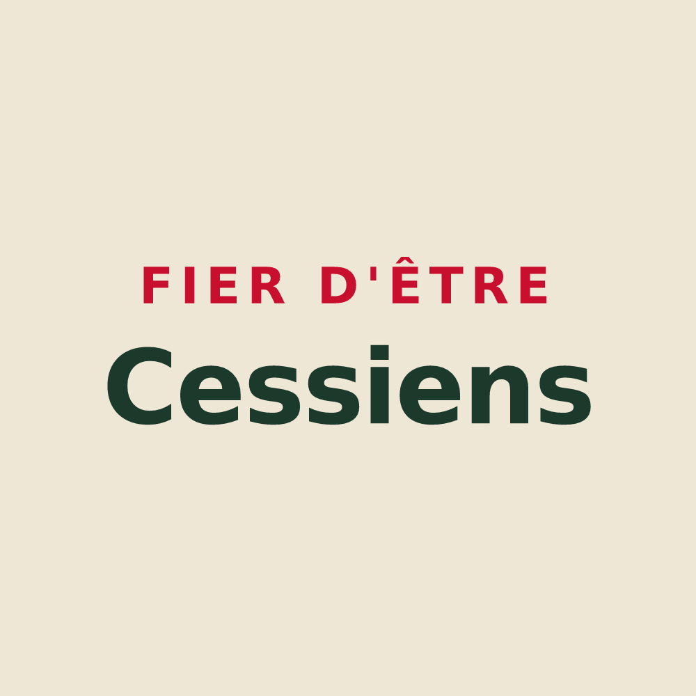 Tote bag « Fier d'être Cessiens » — design pour Cessy