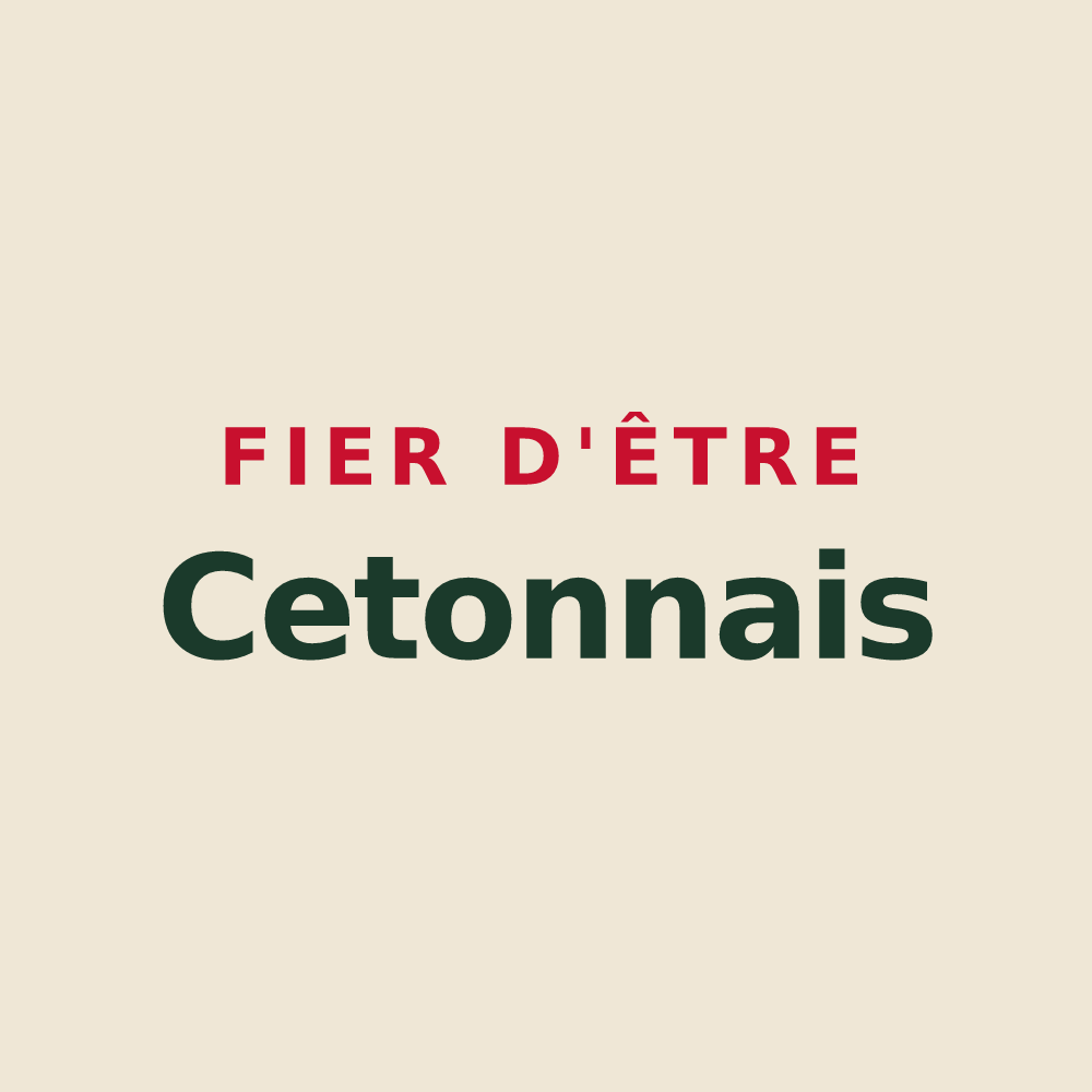 Tote bag « Fier d'être Cetonnais » — design pour Ceton