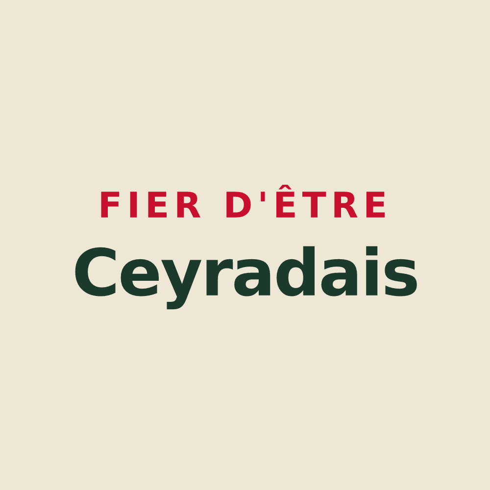 Tote bag « Fier d'être Ceyradais » — design pour Ceyras