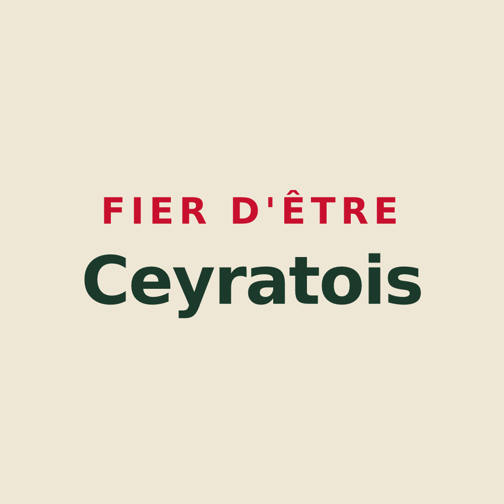Tote bag « Fier d'être Ceyratois » — design pour Ceyrat