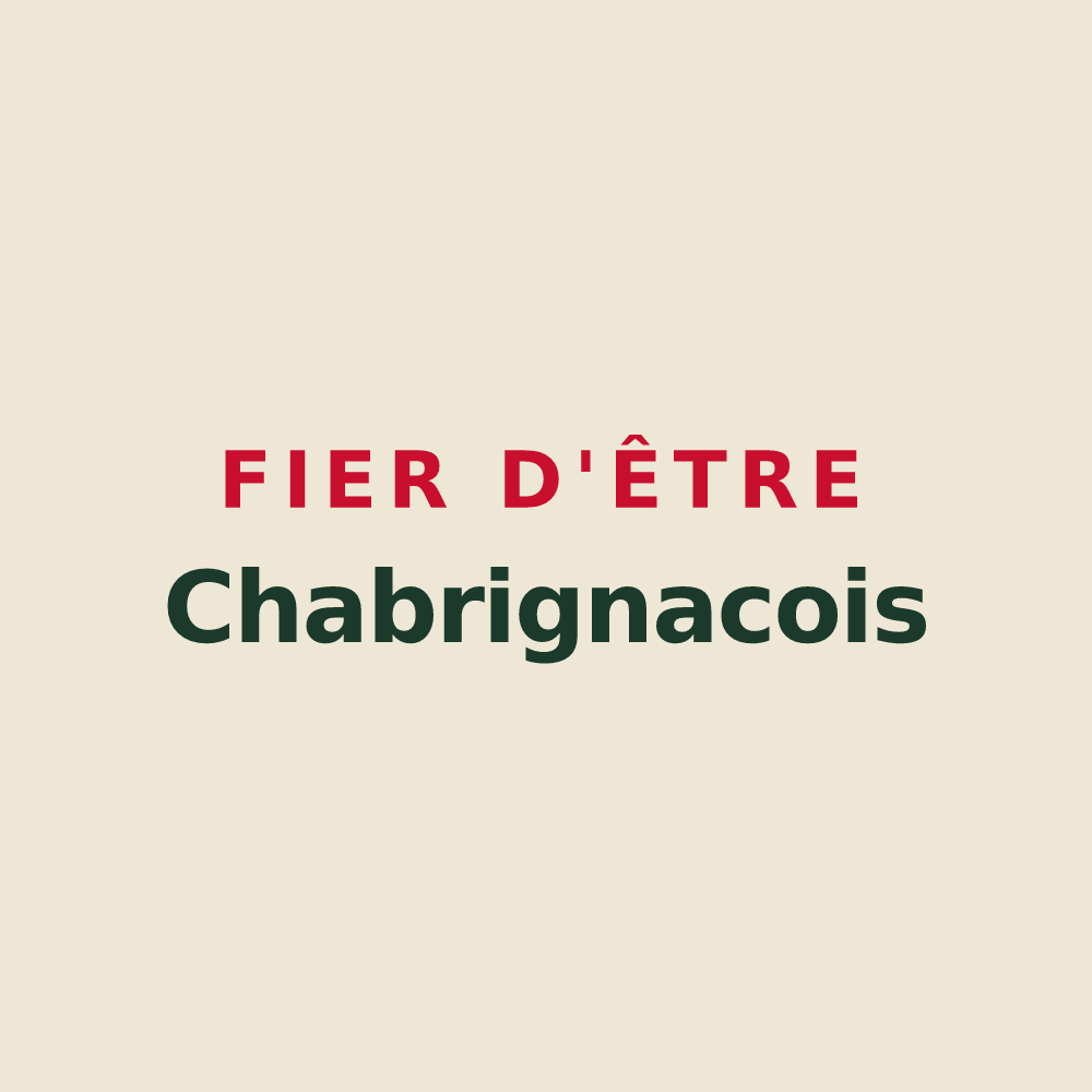 Tote bag « Fier d'être Chabrignacois » — design pour Chabrignac