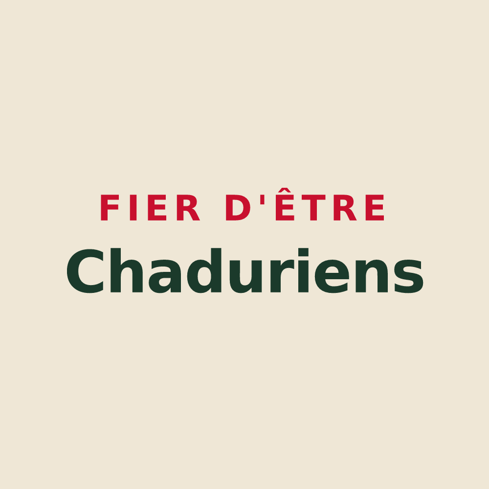 Tote bag « Fier d'être Chaduriens » — design pour Chadurie