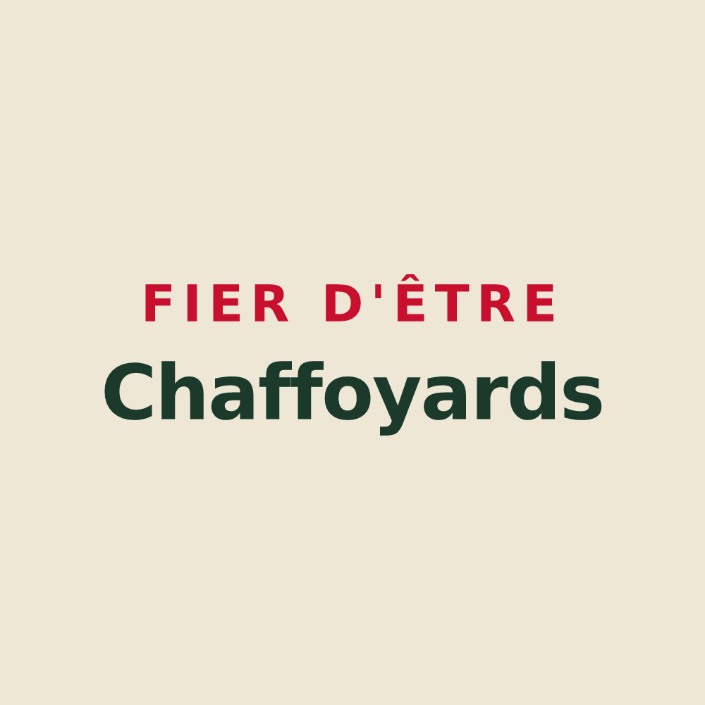 Tote bag « Fier d'être Chaffoyards » — design pour Chaffois