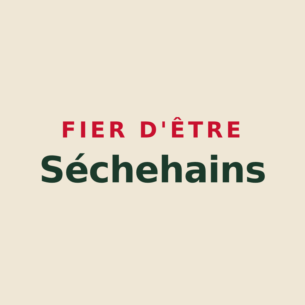 Tote bag « Fier d'être Séchehains » — design pour Chahains