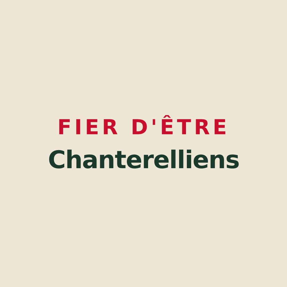 Tote bag « Fier d'être Chanterelliens » — design pour Chaintreaux