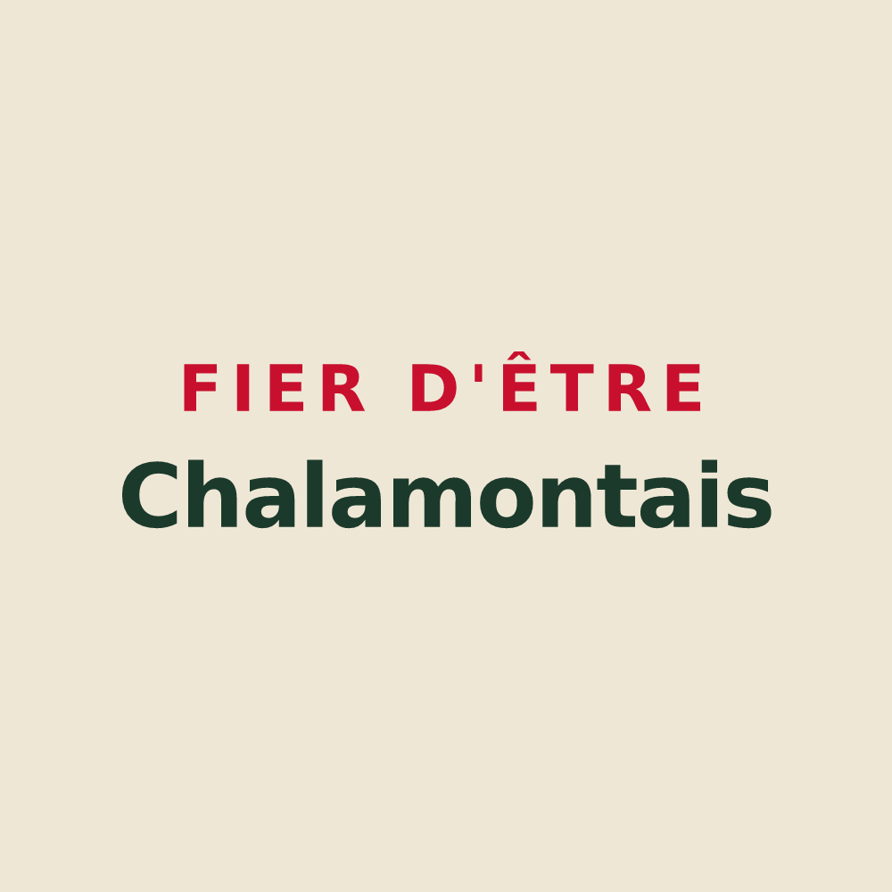 Tote bag « Fier d'être Chalamontais » — design pour Chalamont