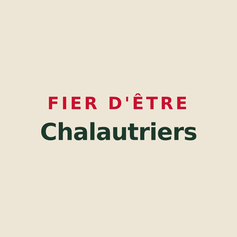 Tote bag « Fier d'être Chalautriers » — design pour Chalautre-la-Petite