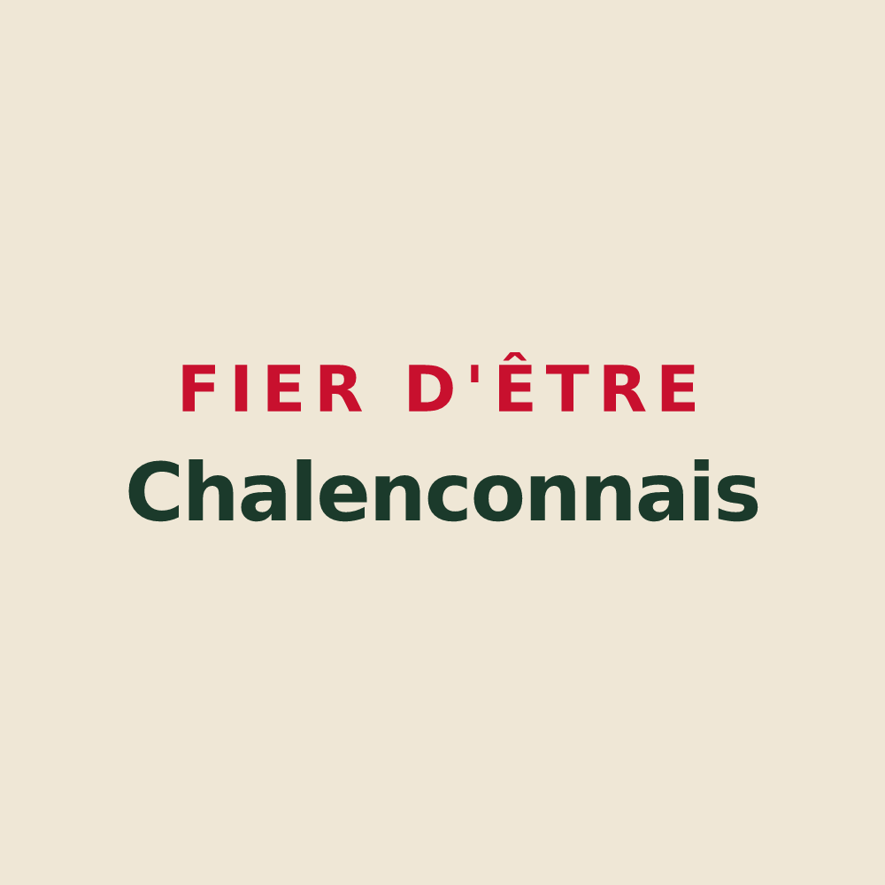 Tote bag « Fier d'être Chalenconnais » — design pour Chalencon