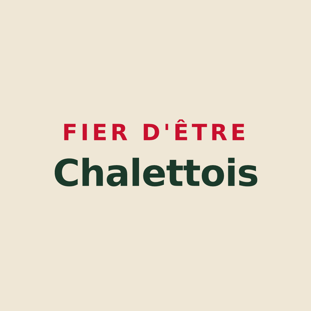 Tote bag « Fier d'être Chalettois » — design pour Chalette-sur-Voire