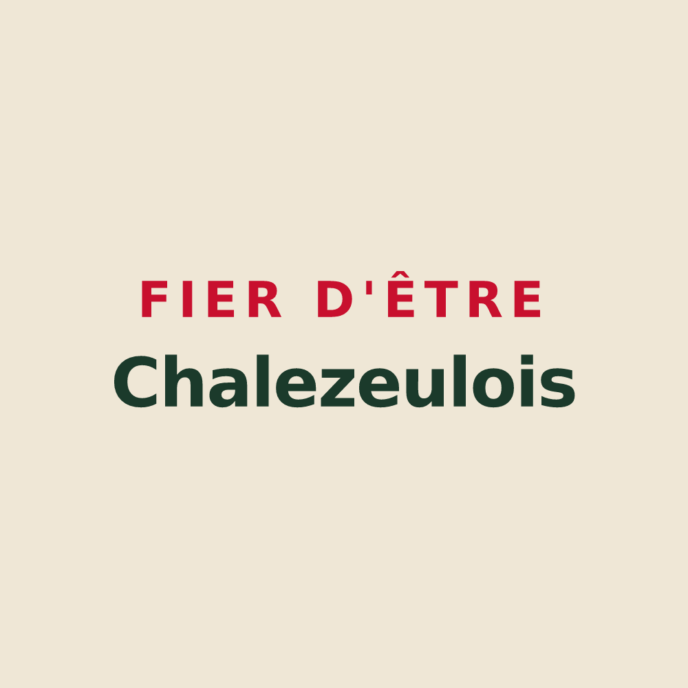 Tote bag « Fier d'être Chalezeulois » — design pour Chalezeule