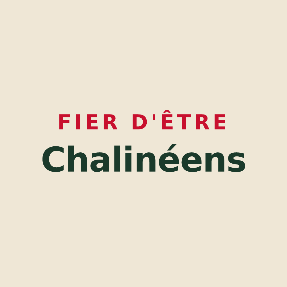 Tote bag « Fier d'être Chalinéens » — design pour Chaligny