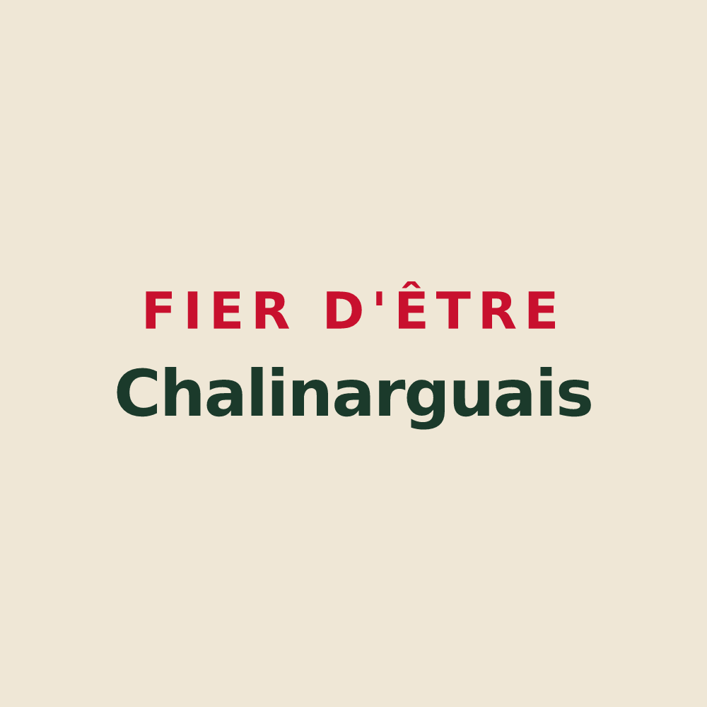 Tote bag « Fier d'être Chalinarguais » — design pour Chalinargues