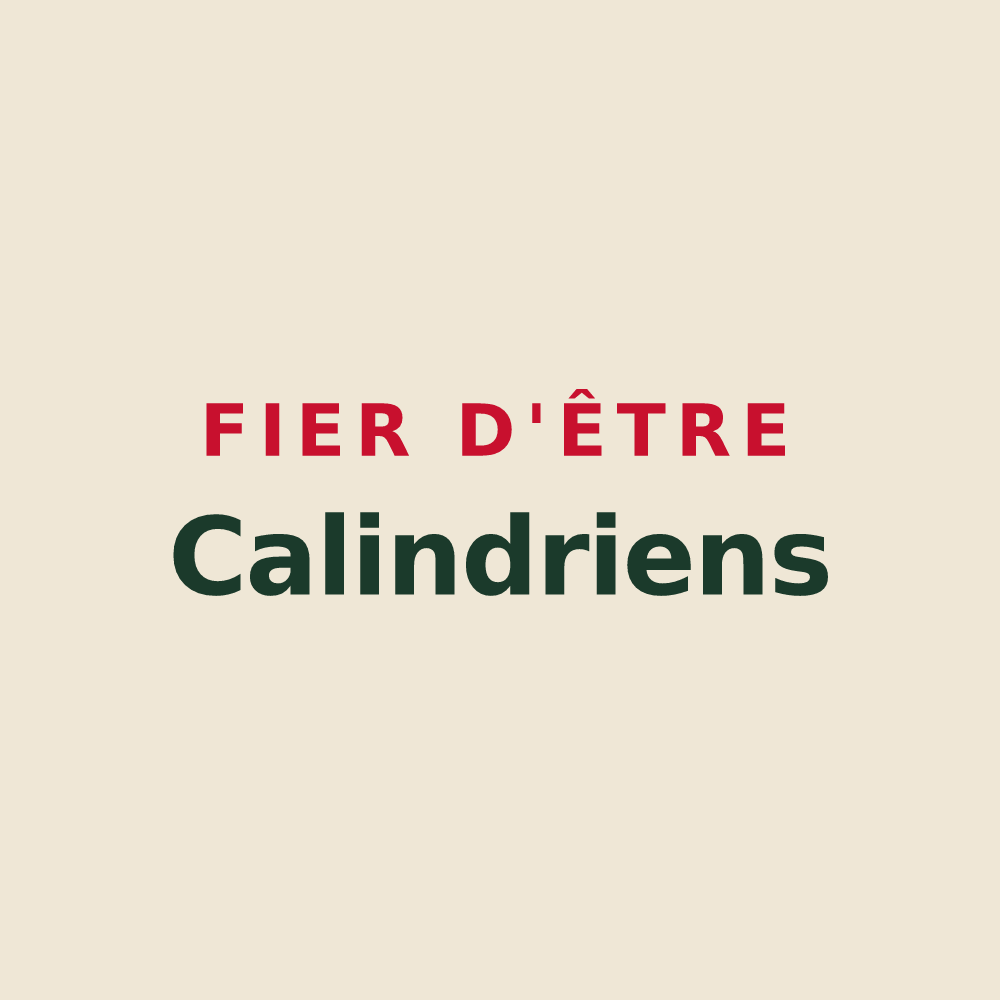 Tote bag « Fier d'être Calindriens » — design pour Chalindrey