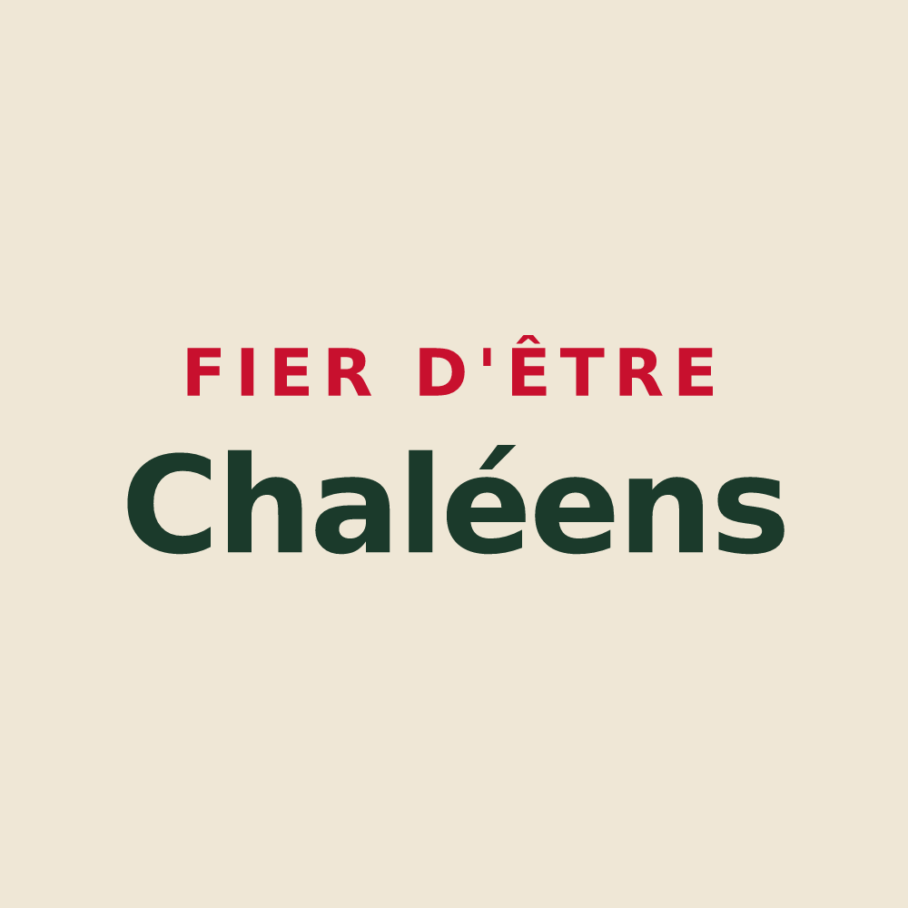 Tote bag « Fier d'être Chaléens » — design pour Challes-la-Montagne