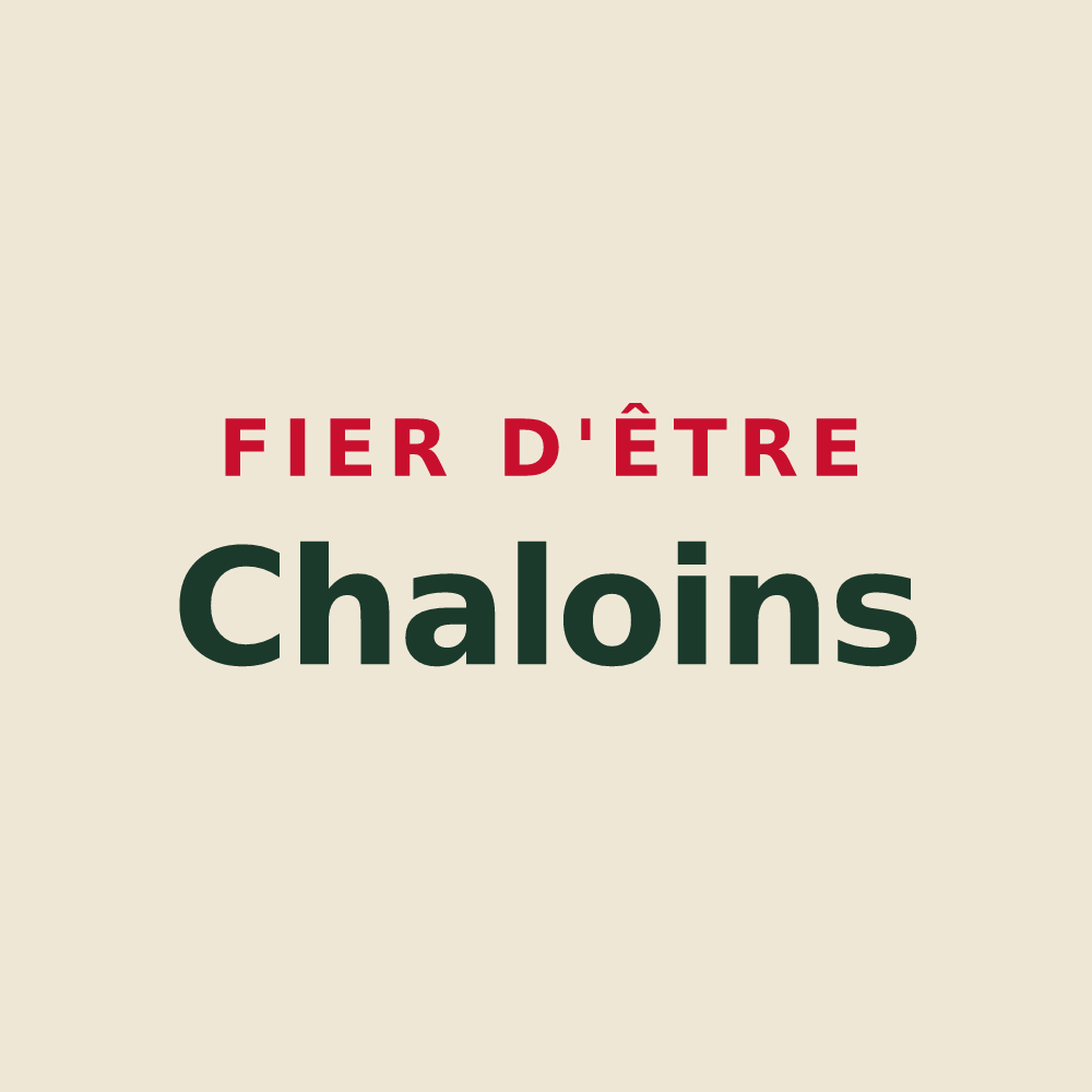 Tote bag « Fier d'être Chaloins » — design pour Chalo-Saint-Mars