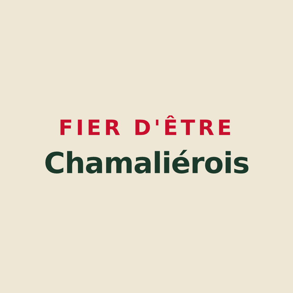 Tote bag « Fier d'être Chamaliérois » — design pour Chamalières-sur-Loire
