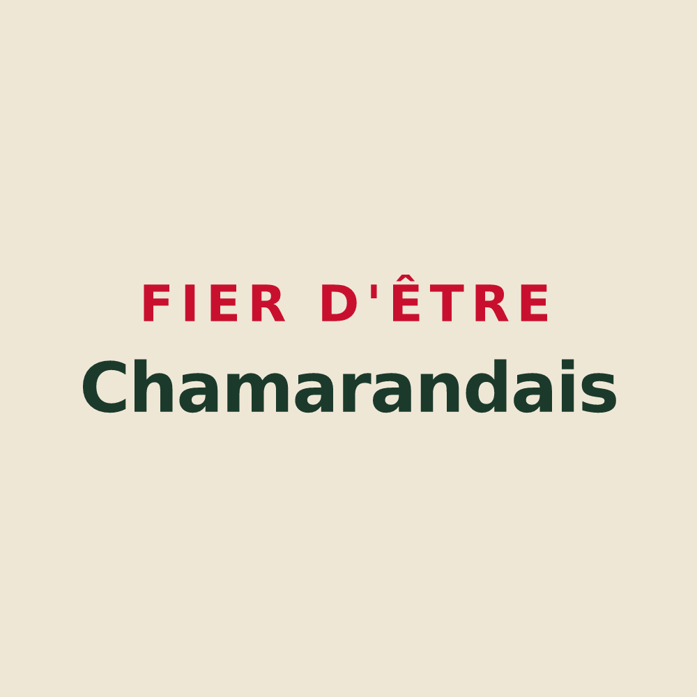 Tote bag « Fier d'être Chamarandais » — design pour Chamarande