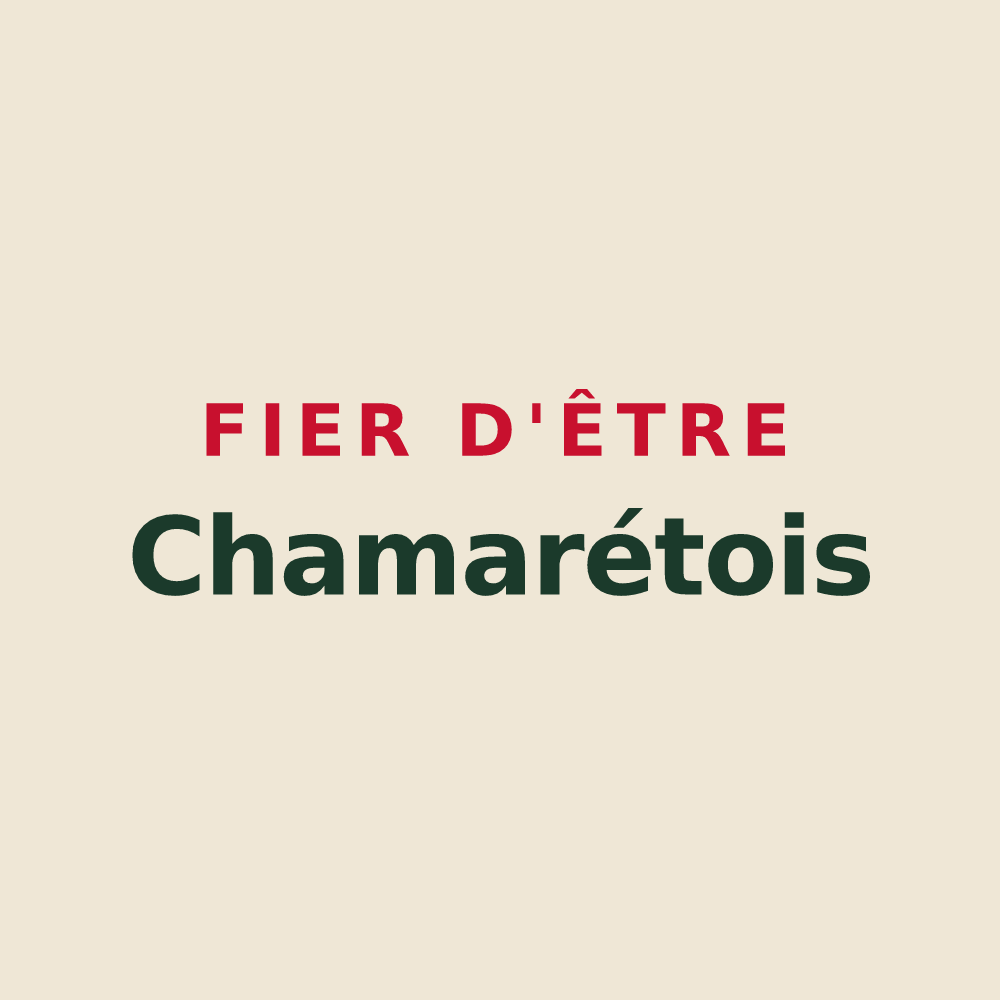 Tote bag « Fier d'être Chamarétois » — design pour Chamaret