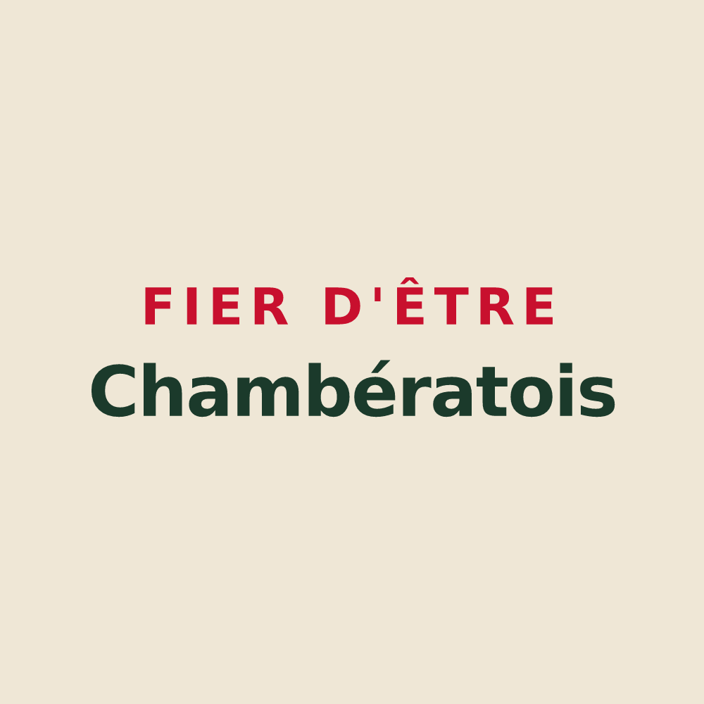 Tote bag « Fier d'être Chambératois » — design pour Chambérat