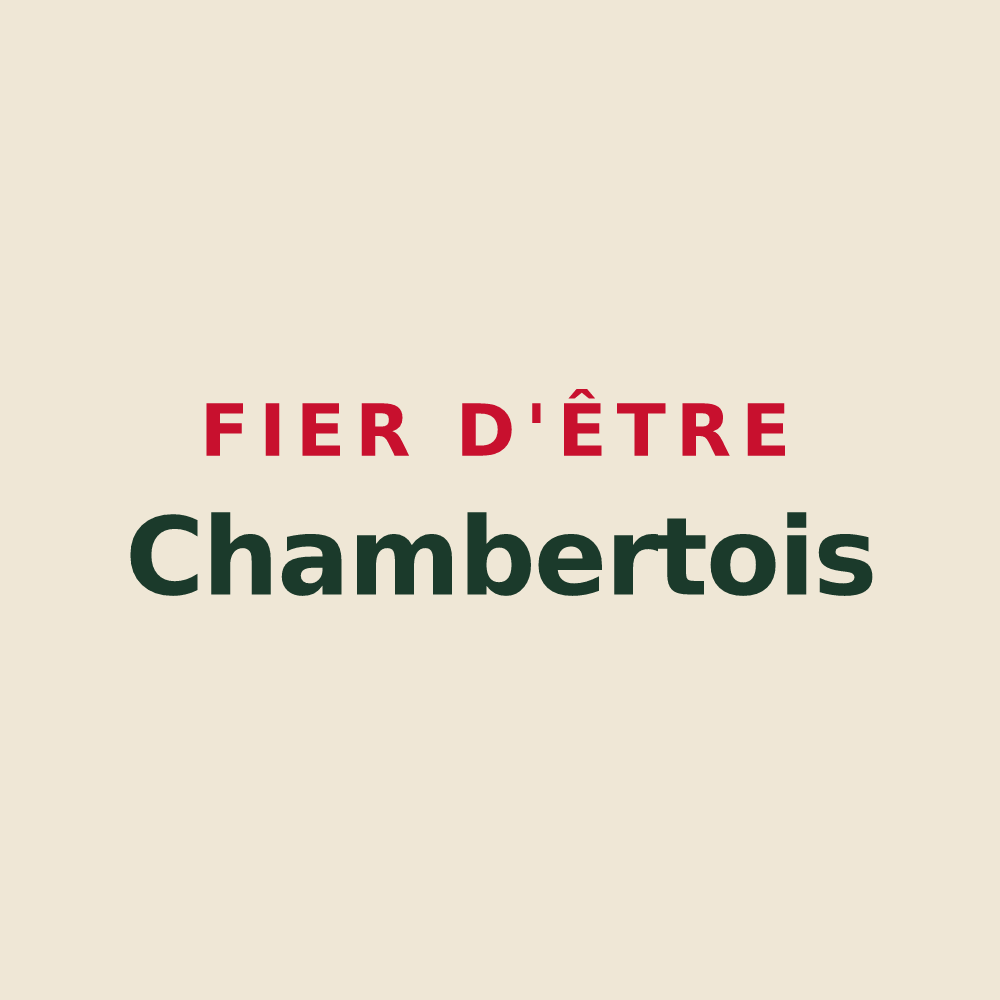 Tote bag « Fier d'être Chambertois » — design pour Chamberet