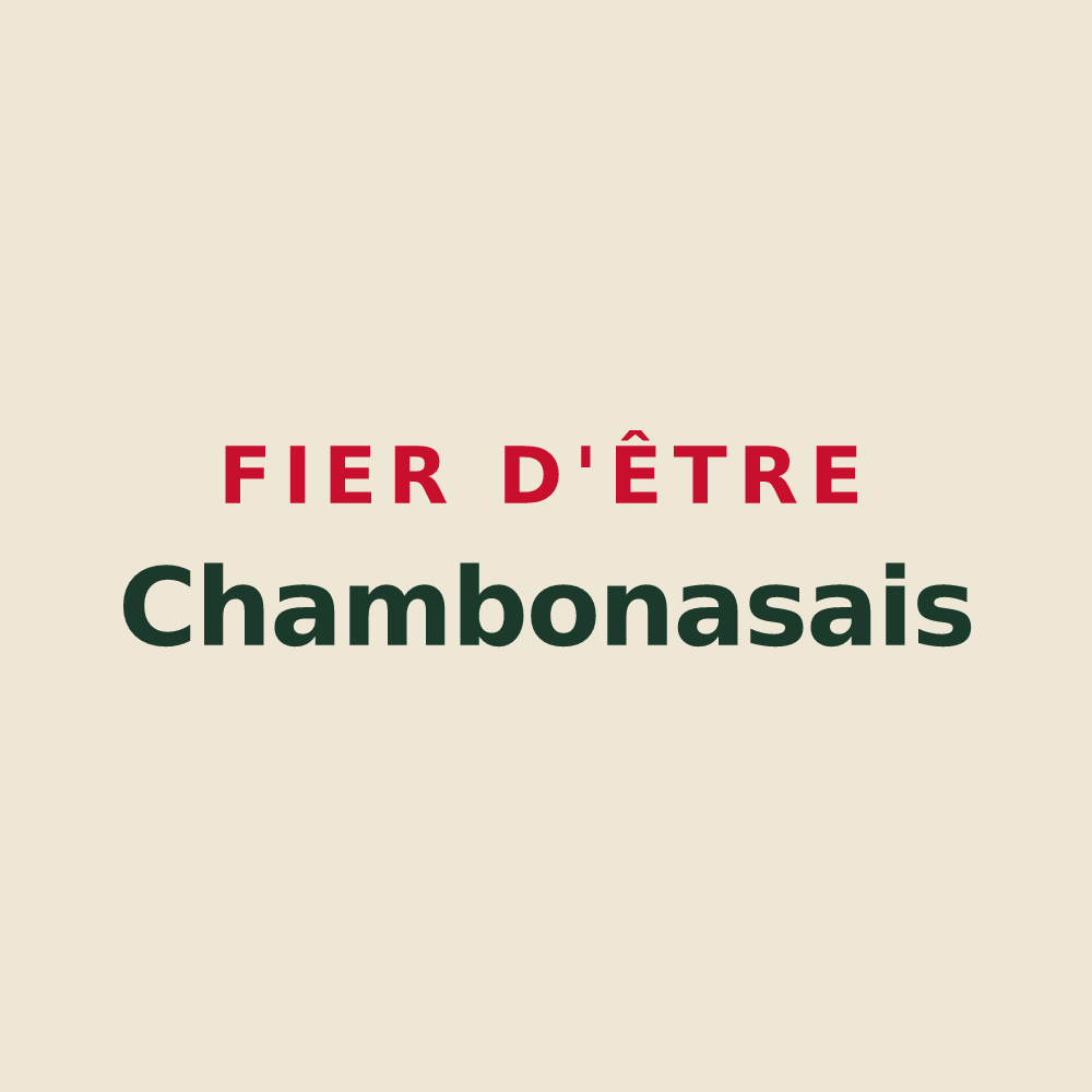 Tote bag « Fier d'être Chambonasais » — design pour Chambonas