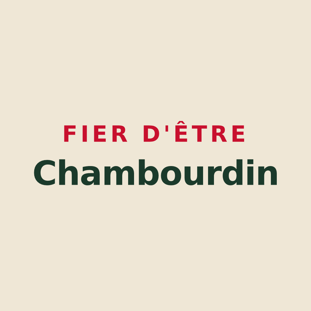 Tote bag « Fier d'être Chambourdin » — design pour Chambord