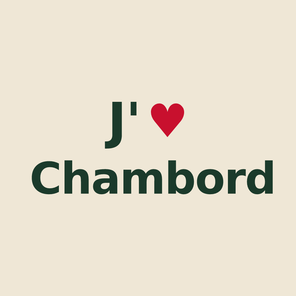 Tote bag personnalisé Chambord — design J'aime Chambord
