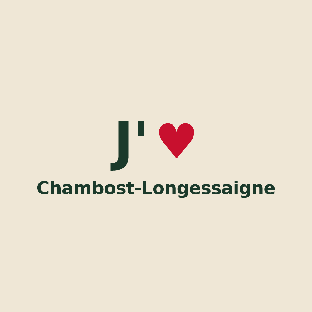 Tote bag personnalisé Chambost-Longessaigne — design J'aime Chambost-Longessaigne