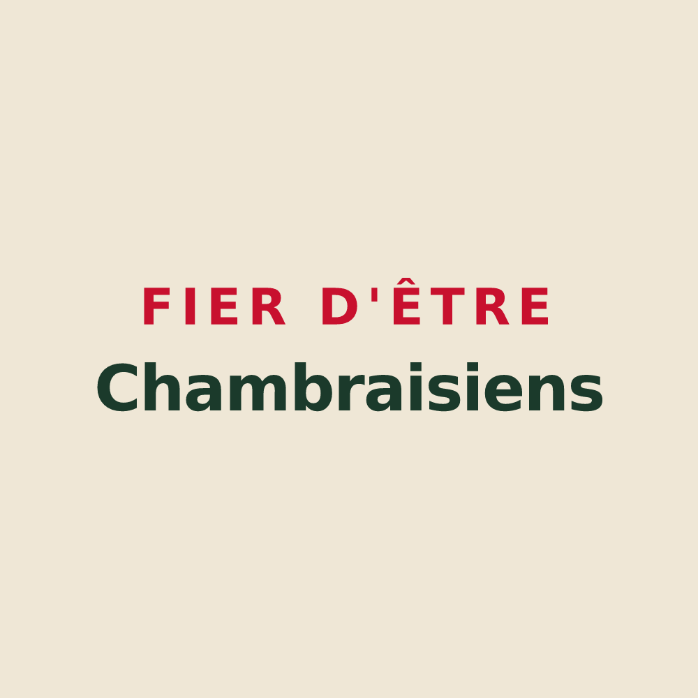 Tote bag « Fier d'être Chambraisiens » — design pour Chambray-lès-Tours