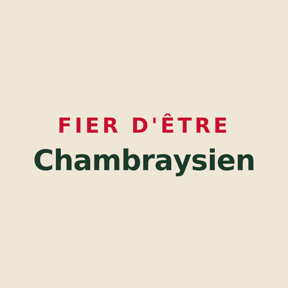 Tote bag « Fier d'être Chambraysien » — design pour Chambray