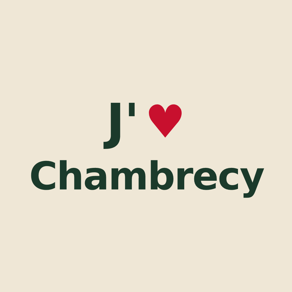 Tote bag personnalisé Chambrecy — design J'aime Chambrecy